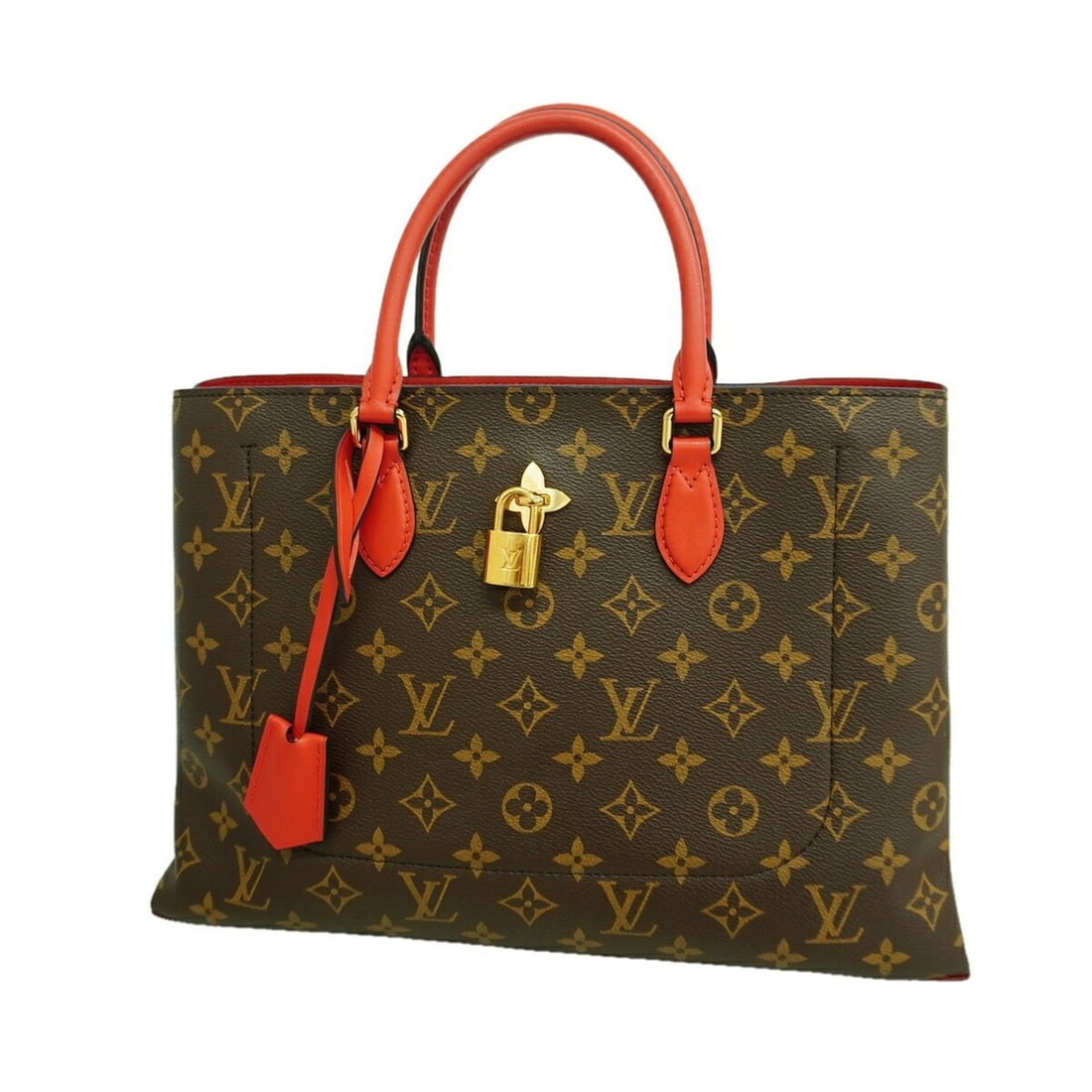 Louis Vuitton Monogram Flower Tote Handbag M43553 Coquelicot (Women's): --- Catalog ---Category: SizeSize (HxWxD): 24cm x 35cm x 13cm / 9.44'' x 13.77'' x 5.11''Category: DesignType: HandbagColor: CoquelicotsGender: WomenCategory: GeneralMPN: M43553Brand: Louis Vuitton---