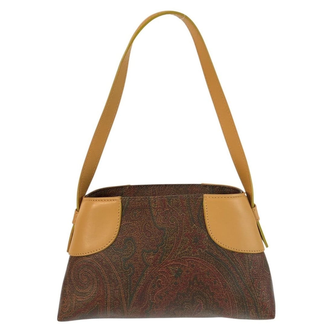 ETRO Paisley Pattern Brown Handbag Shoulder Bag for Women: --- Catalog ---Category: SizeSize (HxWxD): 12cm x 21cm x 8cm / 4.72'' x 8.26'' x 3.14''Category: DesignType: Handbag, Shoulder bagColor: BrownGender: WomenMaterial: PVC Category: GeneralBrand: EtroCou