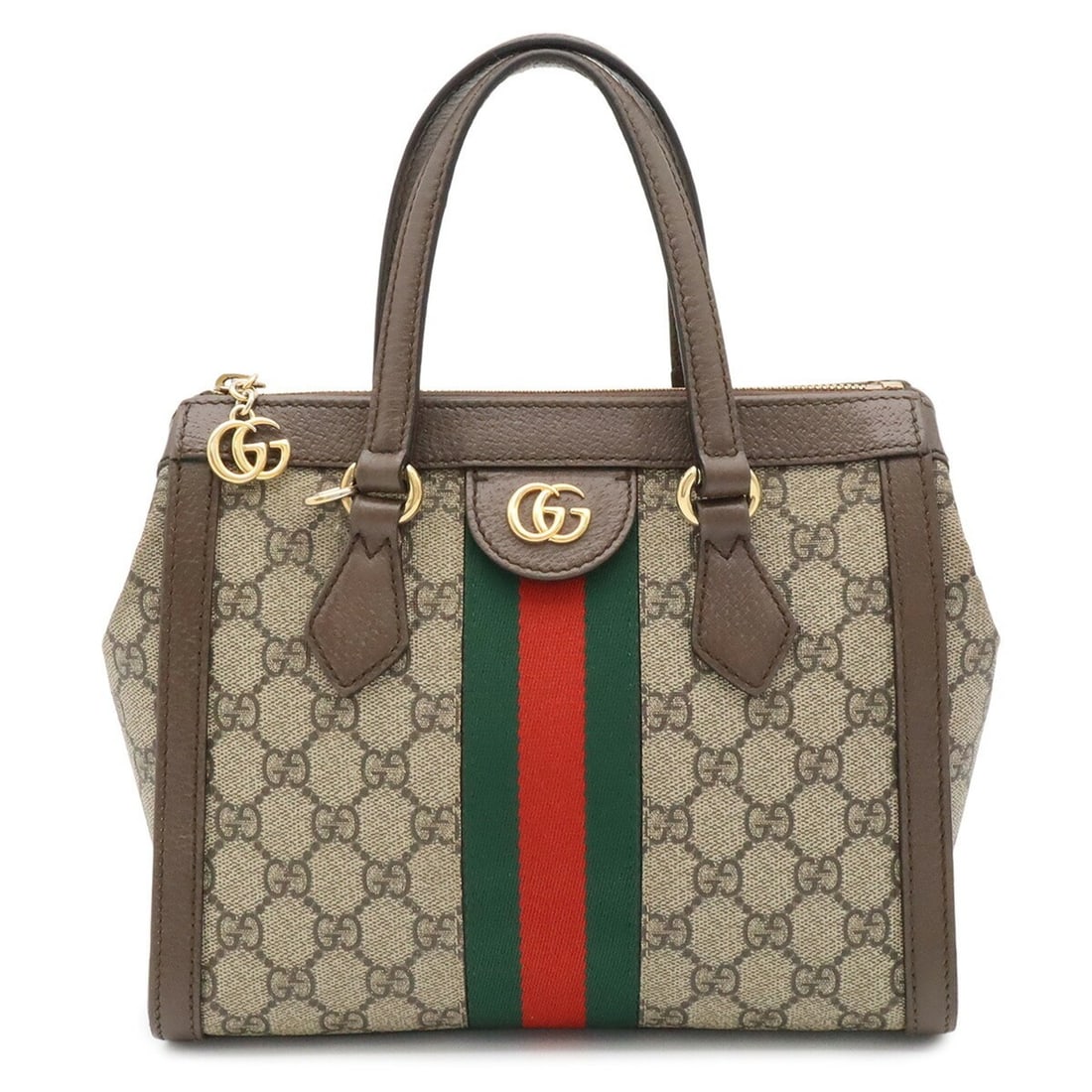 GUCCI Ophidia GG Supreme Small Tote Bag Handbag Leather Beige Mocha Brown 547551: --- Catalog ---Category: SizeSize (HxWxD): 20cm x 24cm x 10cm / 7.87'' x 9.44'' x 3.93''Category: DesignType: Handbag, Tote bagColor: Beige, Brown, Green, Red colorGender: WomenMaterial: GG Supreme , 