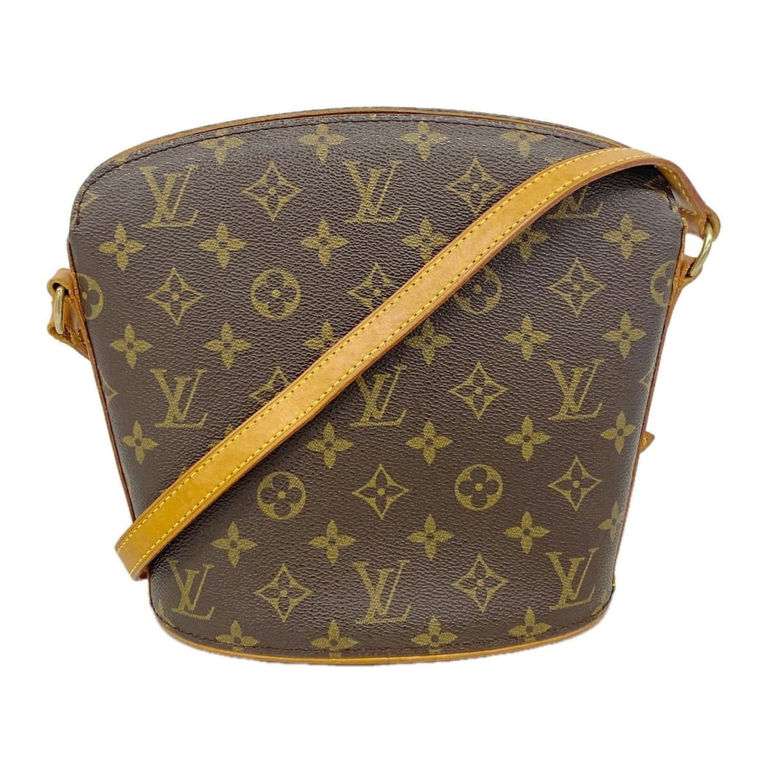 Louis Vuitton Monogram Druot Shoulder Bag M51290 Brown Women's (1 of 9)