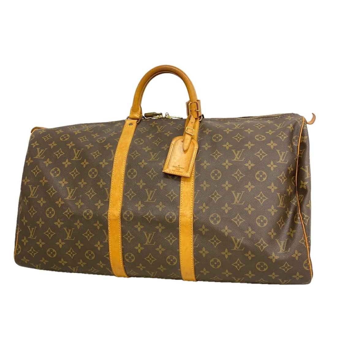 Louis Vuitton Bags - Boston Monogram Keepall 55 M41424 Brown Men's & Women's (1 of 12)
