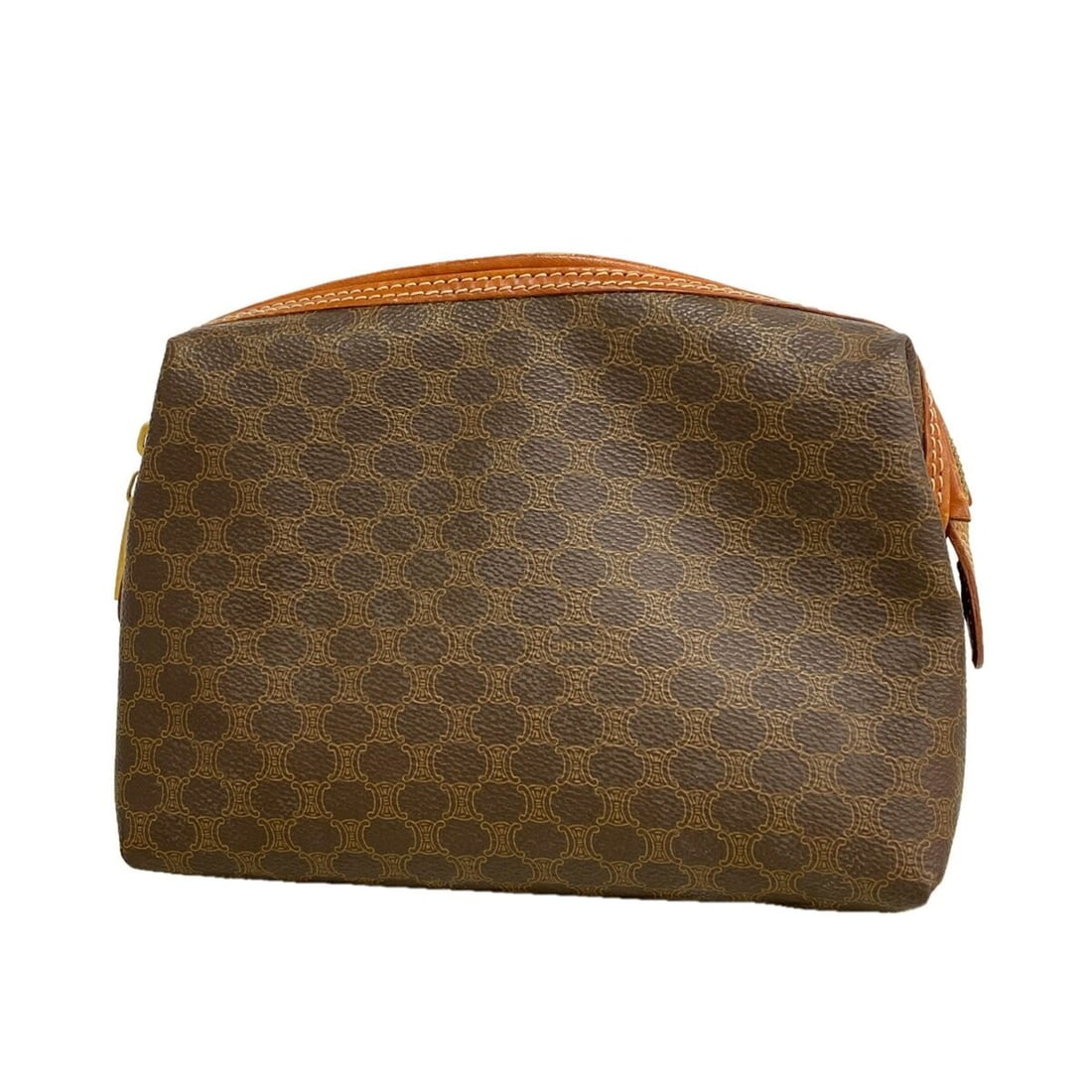 Celine bag/pouch, Macadam pattern, brown, for women.: --- Catalog ---Category: SizeSize (HxWxD): 16cm x 20cm x 9cm / 6.29'' x 7.87'' x 3.54''Category: DesignType: PouchColor: BrownGender: WomenMaterial: PVC Hardware Color: GoldCategory: GeneralBrand: Cel