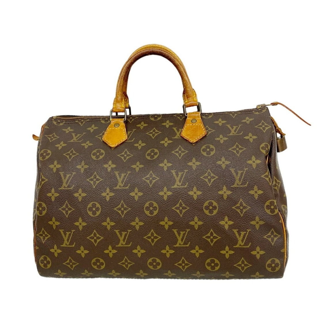 Louis Vuitton Monogram Speedy 35 Handbag M41107 Brown Women's: --- Catalog ---Category: SizeSize (HxWxD): 23.5cm x 35cm x 18.5cm / 9.25'' x 13.77'' x 7.28''Category: DesignType: HandbagColor: BrownGender: WomenCategory: GeneralMPN: M41107Brand: Louis Vuitton--- I