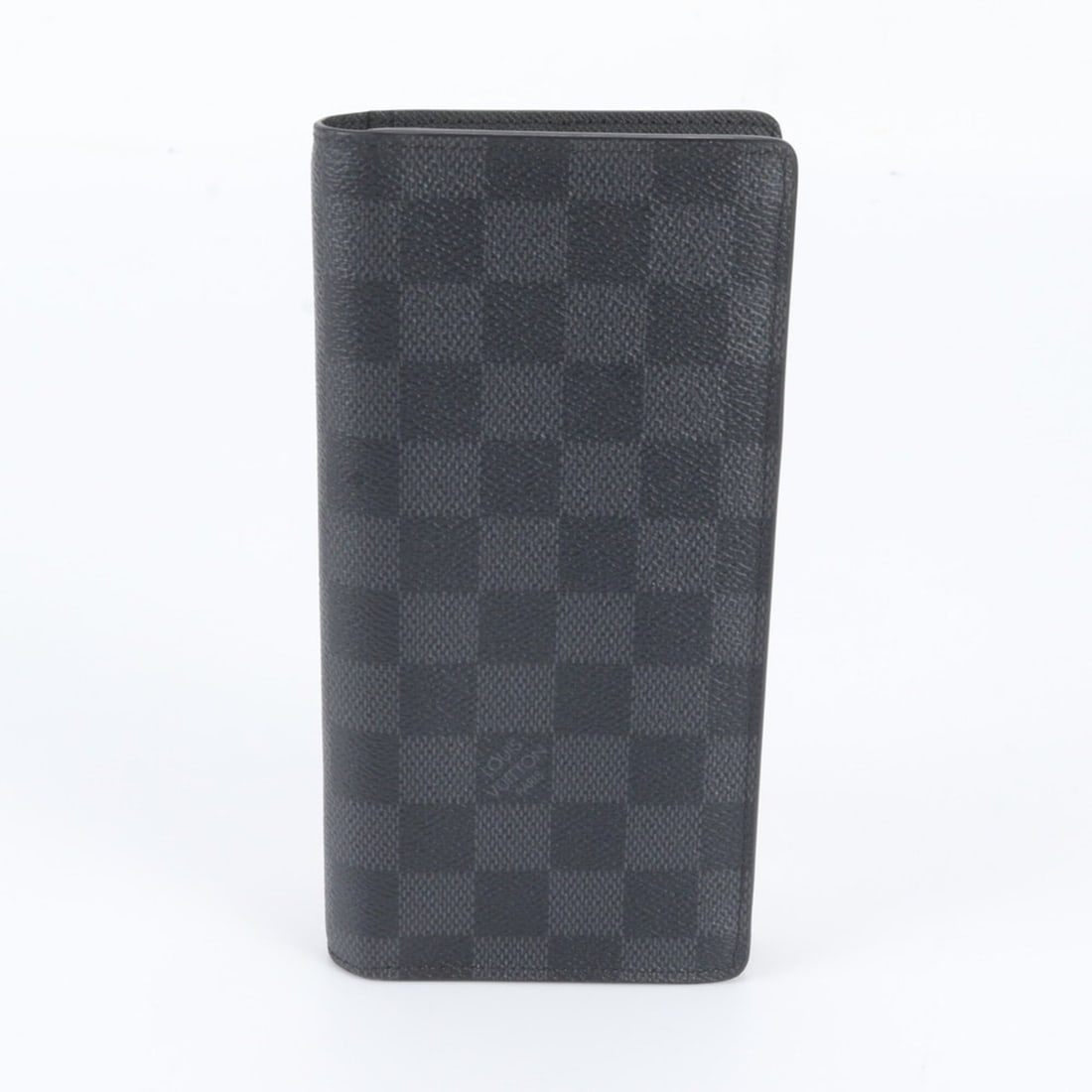 Louis Vuitton RFID-protected Damier Graphite Portefeuille Brazza N62665 Leather Long Wallet for Men (1 of 10)