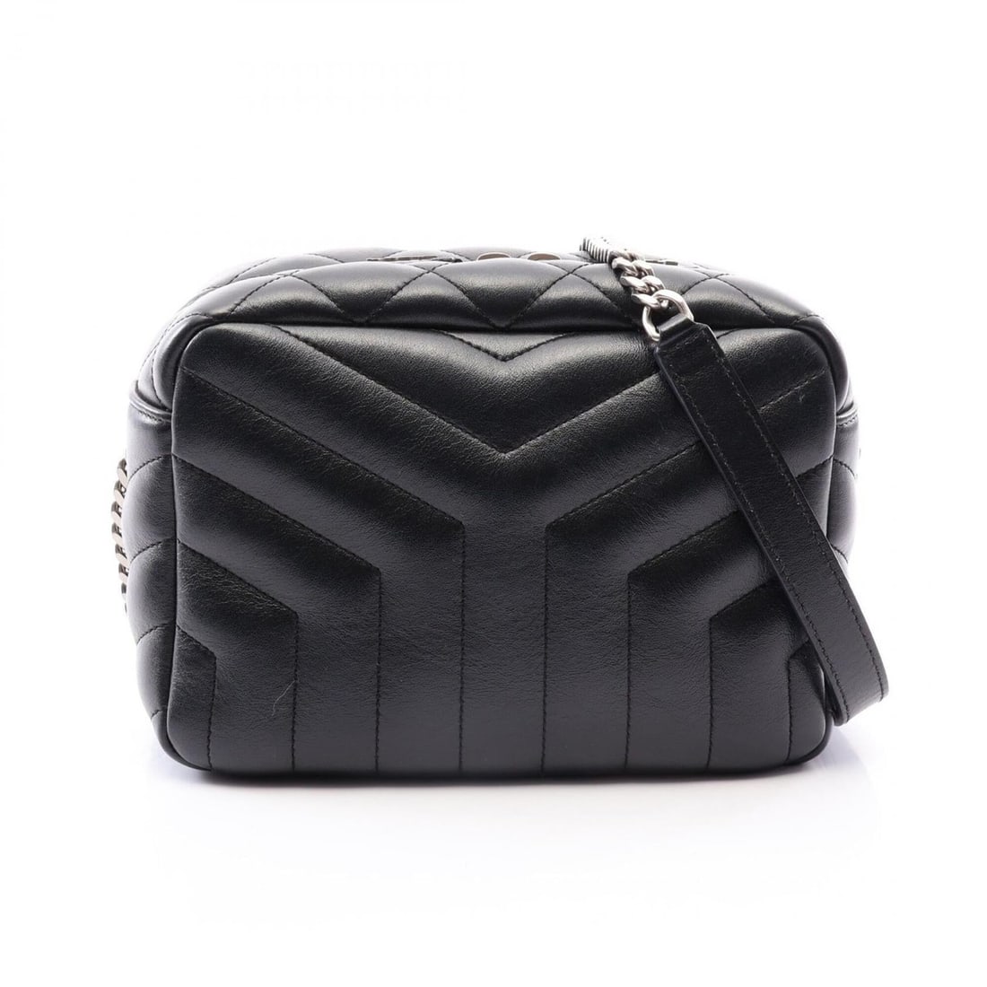 Yves Saint Laurent Saint Laurent Paris Loulou Shoulder Bag/Handbag, Leather, Women's, Black, 574102: --- Catalog ---Category: SizeSize (HxWxD): 15cm x 20cm x 10cm / 5.9'' x 7.87'' x 3.93''Category: DesignType: Handbag, Shoulder bagColor: BlackGender: WomenMaterial: Leather Category: GeneralMPN: 57410