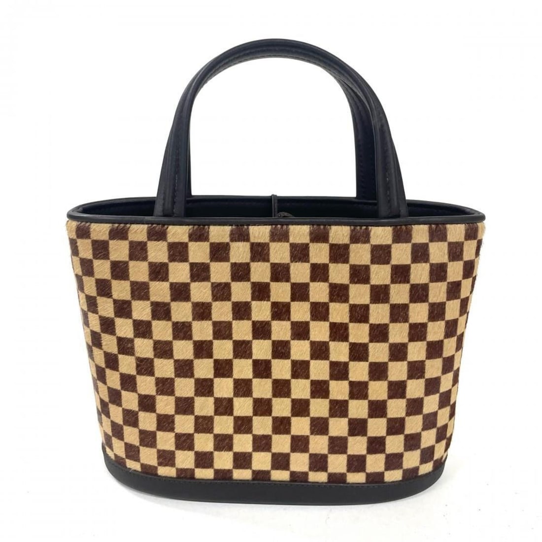 Louis Vuitton Impala Handbag, Damier Sauvage Calf Hair, M92133, Brown: --- Catalog ---Category: SizeSize (HxWxD): 14.5cm x 19.5cm x 9cm / 5.7'' x 7.67'' x 3.54''Category: DesignType: HandbagColor: Brown, Damier SauvageGender: WomenMaterial: Leather Leather/Fur Type: Hara