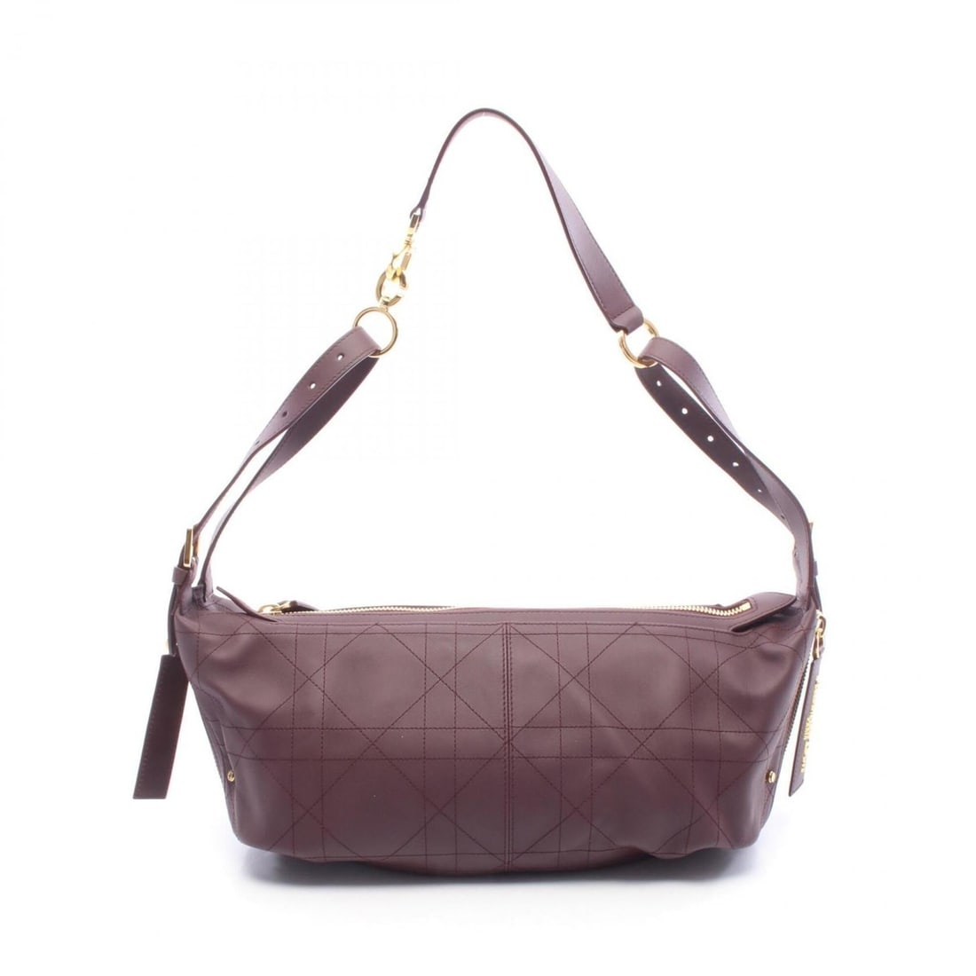 Christian Dior Dior D-Journey Medium Shoulder Bag/Handbag, Leather, Women's, Bordeaux (Burgundy): --- Catalog ---Category: SizeSize (HxWxD): 16cm x 36cm x 14cm / 6.29'' x 14.17'' x 5.51''Category: DesignType: Handbag, Shoulder bagColor: BordeauxGender: WomenMaterial: Leather Category: GeneralBrand