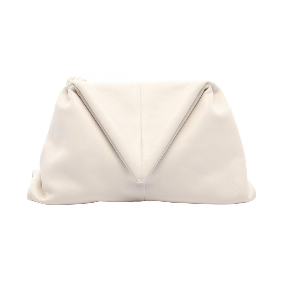 Bottega Veneta Triangle Flap Second Bag Clutch Handbag Leather Women's White: --- Catalog ---Category: SizeSize (HxWxD): 18cm x 33cm x 10cm / 7.08'' x 12.99'' x 3.93''Category: DesignType: Clutch bag, HandbagColor: WhiteGender: WomenMaterial: Leather Category: GeneralBrand: Bot