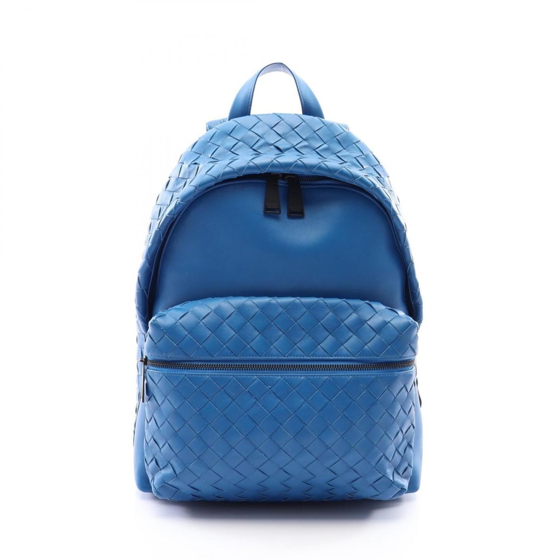 Bottega Veneta Intrecciato Backpack/Handbag, Leather, Men's, Blue: --- Catalog ---Category: SizeSize (HxWxD): 35cm x 29cm x 15cm / 13.77'' x 11.41'' x 5.9''Category: DesignType: Backpack, HandbagColor: BlueGender: MenMaterial: Leather Category: GeneralBrand: Bottega 