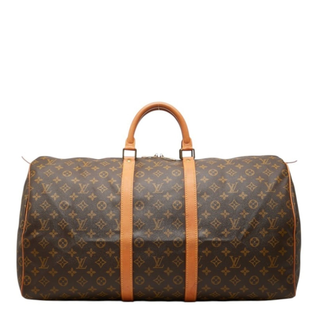 Louis Vuitton Monogram Keepall 55 Boston Bag Travel M41424 Brown Leather Women's LOUIS VUITTON: --- Catalog ---Category: SizeSize (HxWxD): 28cm x 56cm x 25.5cm / 11.02'' x 22.04'' x 10.03''Category: DesignType: Boston bagColor: BrownGender: WomenMaterial: PVC , Leather Category: GeneralBrand: Lo