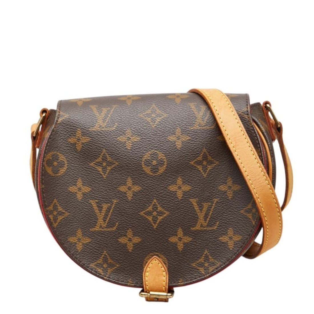 Louis Vuitton Monogram Tambourin Crossbody Shoulder Bag M51179 Brown Leather Women's LOUIS VUITTON (1 of 16)