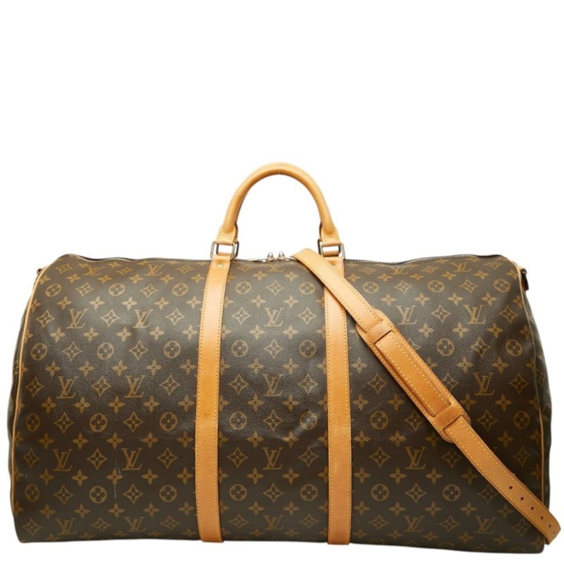 Louis Vuitton Monogram Keepall Bandoulière 60 Boston Bag Shoulder 2WAY M41412 Brown Leather Women's: --- Catalog ---Category: SizeSize (HxWxD): 33cm x 60cm x 25cm / 12.99'' x 23.62'' x 9.84''Category: DesignType: Boston bag, Shoulder bagColor: BrownGender: WomenMaterial: PVC , Leather Category: Gener