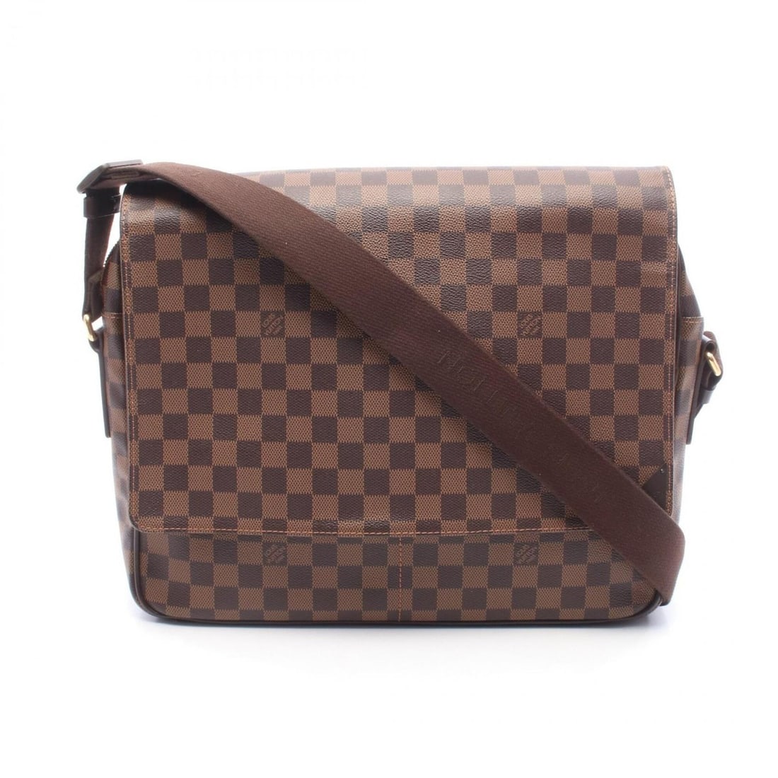 Louis Vuitton Shelton GM Damier Ebene Shoulder Bag/Handbag, Coated Canvas and Leather, Pattern, (1 of 13)