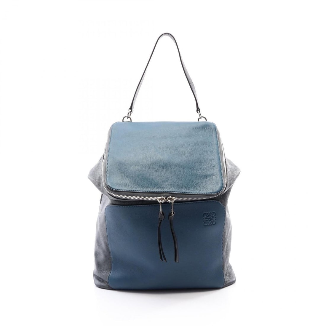 Loewe GOYA Backpack/Handbag, Leather, Men's/Women's, Blue, Gray, Black (1 of 9)