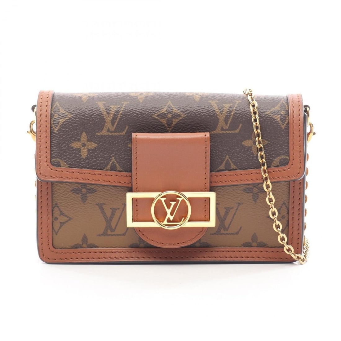 Louis Vuitton Portefeuille Dauphine Monogram Reverse Shoulder Bag/Handbag, Coated Canvas and (1 of 20)