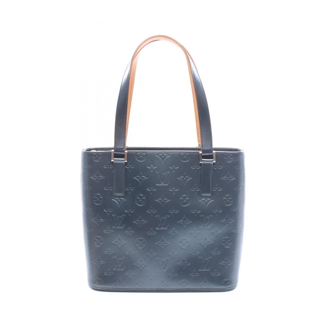 Louis Vuitton Stockton Handbag, Leather, Monogram Matte, Women's, Navy, M55115: --- Catalog ---Category: SizeSize (HxWxD): 26.5cm x 29cm x 13cm / 10.43'' x 11.41'' x 5.11''Handle Length: 50cm / 19.68''Category: DesignType: HandbagColor: NavyGender: WomenCategory: GeneralLine: