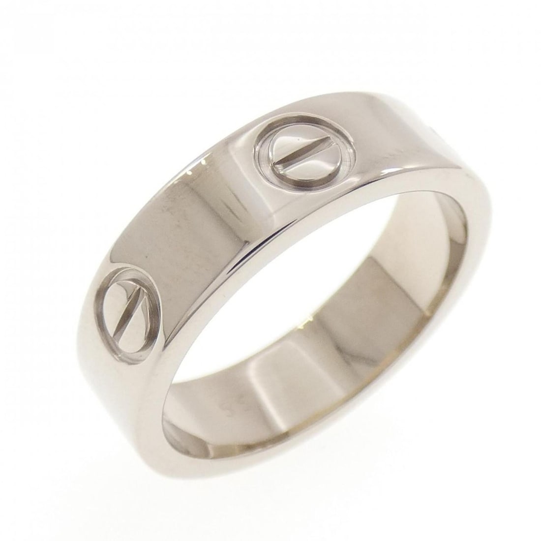 Cartier Love Ring: --- Catalog ---Category: SizeJP Size: 14.5US Size: 7Category: DesignType: Band ringColor: White goldGender: WomenMaterial: White gold (18K)Category: GeneralMPN: B4084700Brand: Cartier--- Item List
