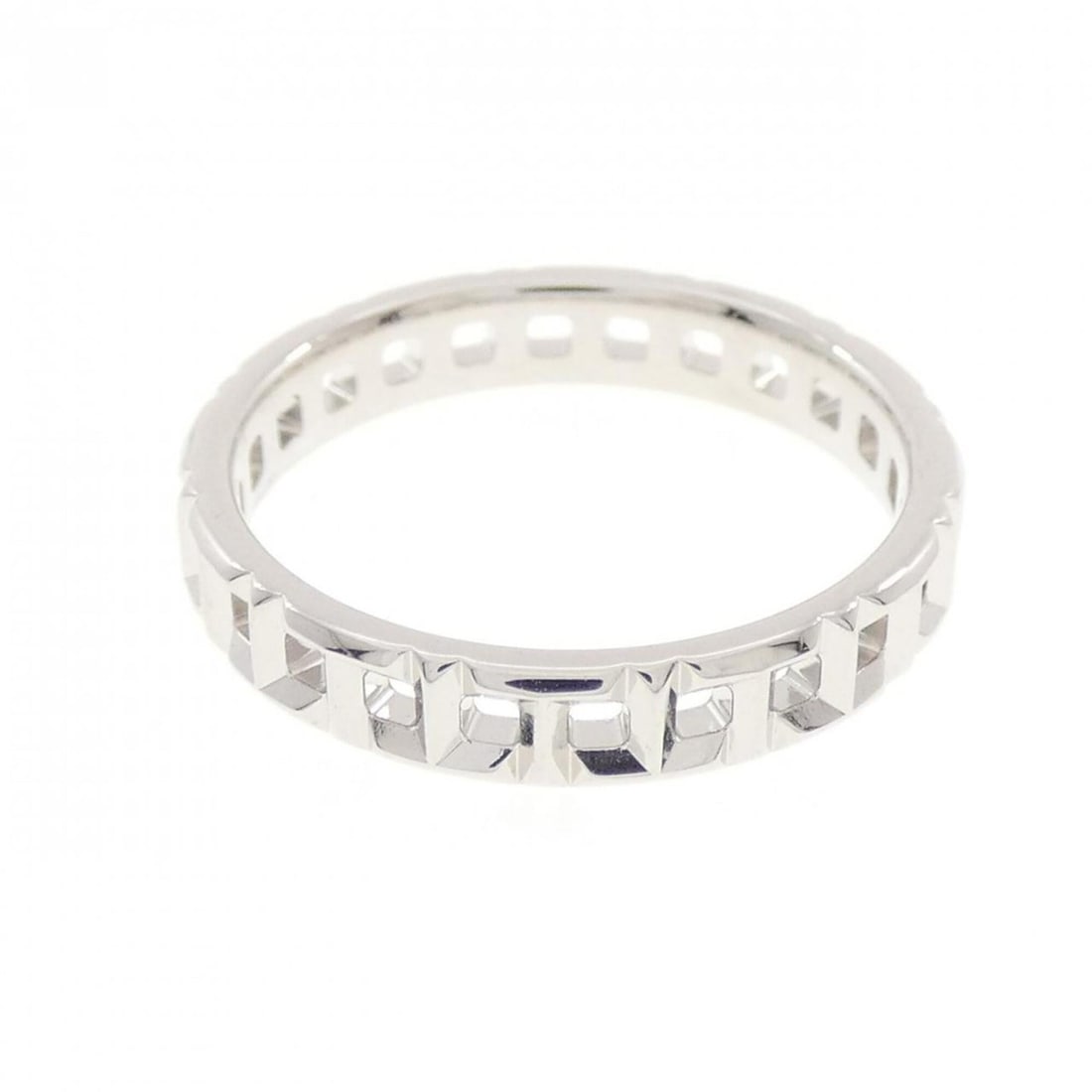 Tiffany T True Narrow Ring: --- Catalog ---Category: SizeJP Size: 11.5US Size: 6Category: DesignType: Band ringColor: White goldGender: WomenMaterial: White gold (18K)Category: GeneralBrand: Tiffany--- Item List ---Section: