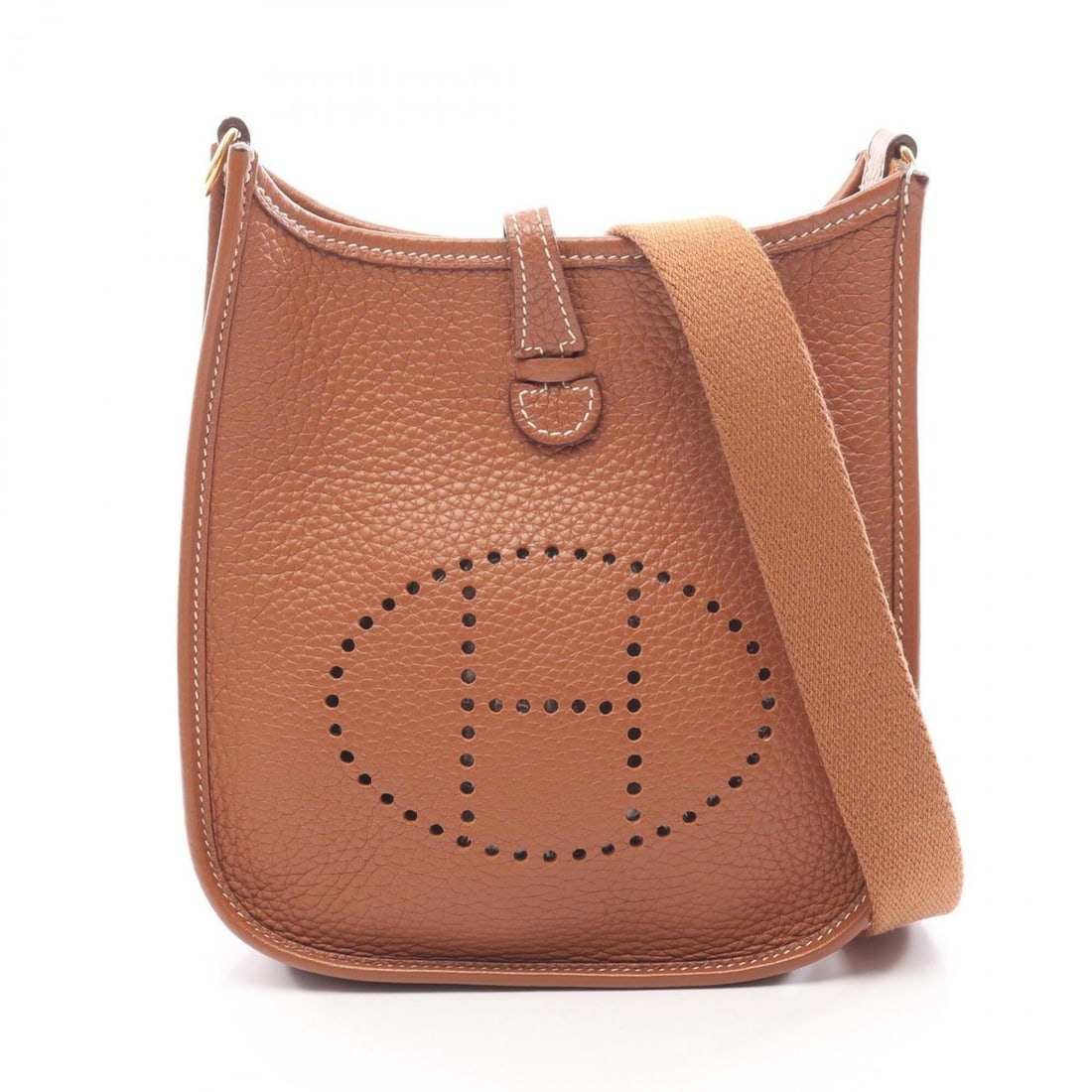 Hermes Evelyne TPM Amazon Gold Shoulder Bag Handbag Leather Taurillon Clemence Women's Brown: --- Catalog ---Category: SizeSize (HxWxD): 18cm x 16.5cm x 5.5cm / 7.08'' x 6.49'' x 2.16''Category: DesignType: Handbag, Shoulder bagColor: Brown, GoldGender: WomenMaterial: Leather , Taurillon cleme