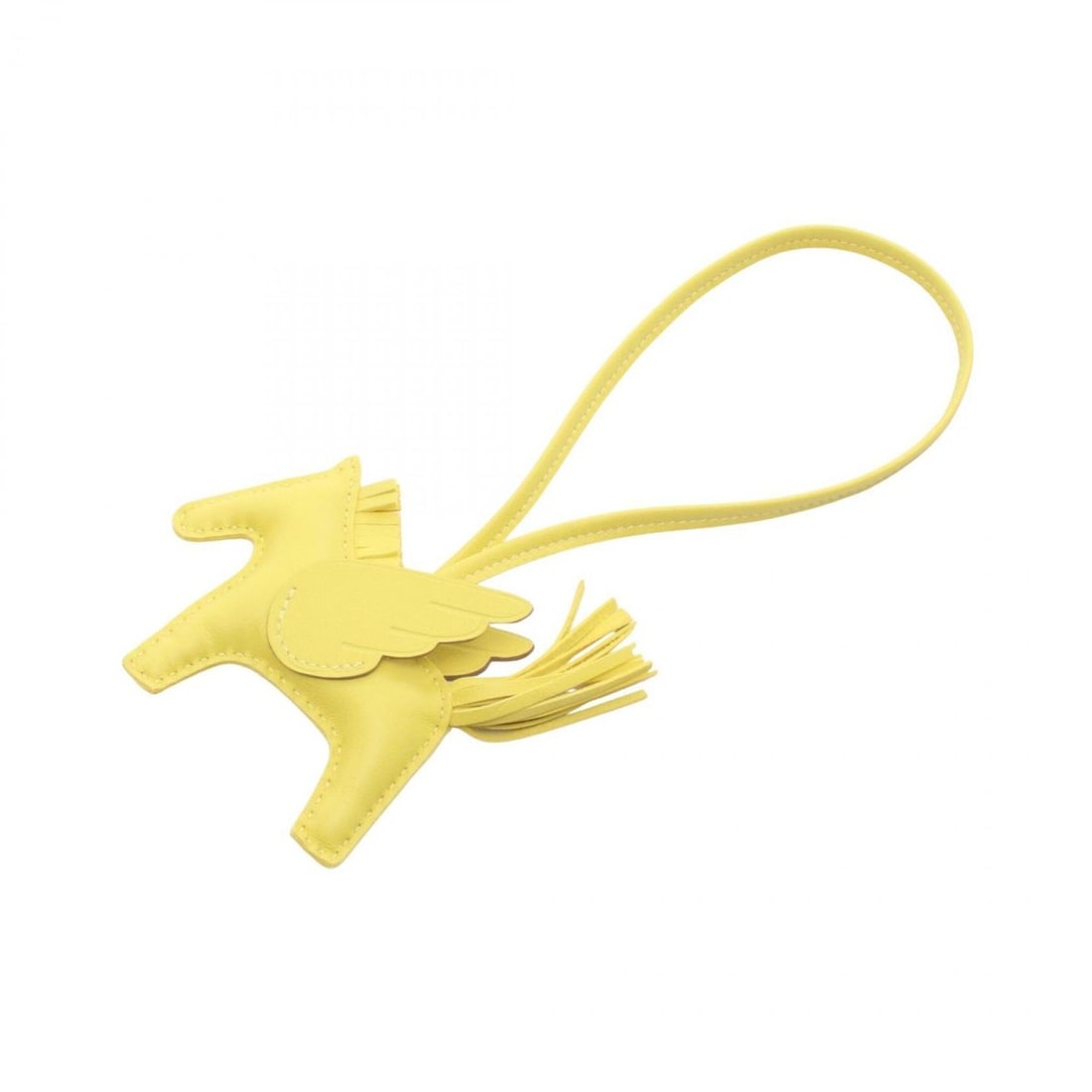 Hermes Rodeo Pegasus PM Lime Charm Accessory, Agneau Milo Veau Swift Leather, Women's, Yellow Tone: --- Catalog ---Category: DesignType: Handbag charmColor: YellowGender: WomenMaterial: Agneau Milo, Swift leatherCategory: GeneralBrand: Hermes--- Item List ---Section: ConditionRanking: Rank A Used - 