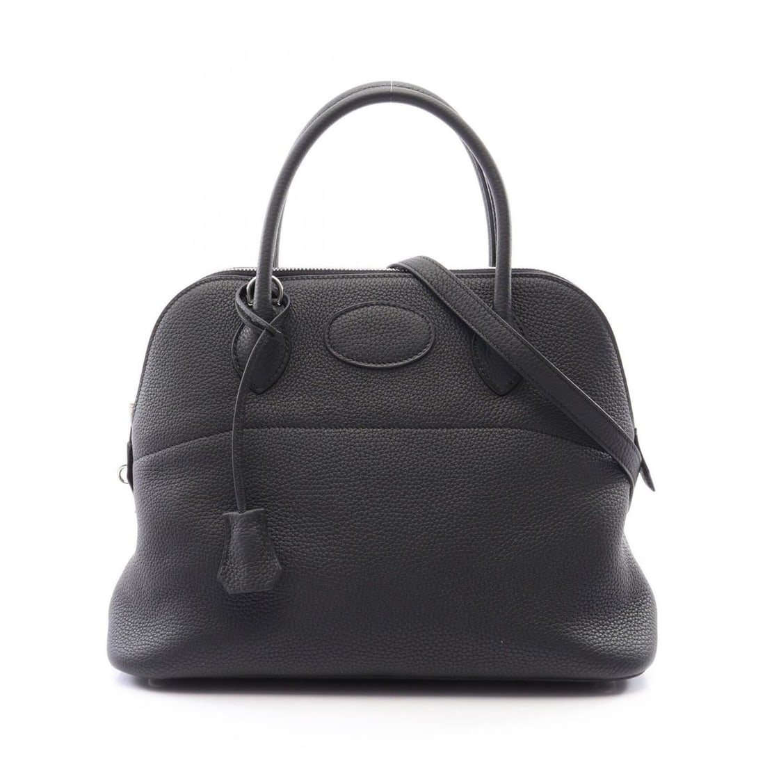 Hermes Bolide 31 2-way handbag, leather, Taurillon Clemence women's, black.: --- Catalog ---Category: SizeSize (HxWxD): 24cm x 31cm x 12cm / 9.44'' x 12.2'' x 4.72''Category: DesignType: HandbagColor: BlackGender: WomenMaterial: Taurillon clemence leather Hardware Color: Silve