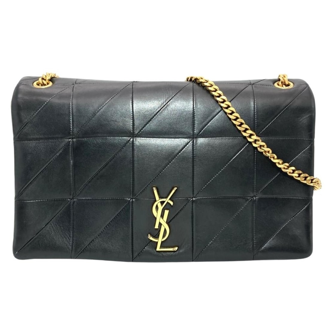 Saint Laurent Jamie Chain Shoulder Bag, Lambskin, Black, Gold Hardware, Women's: --- Catalog ---Category: SizeSize (HxWxD): 21cm x 33cm x 9cm / 8.26'' x 12.99'' x 3.54''Strap Length: 102cm / 40.15''Category: DesignType: Shoulder bagColor: BlackGender: WomenMaterial: Leather Hardwa