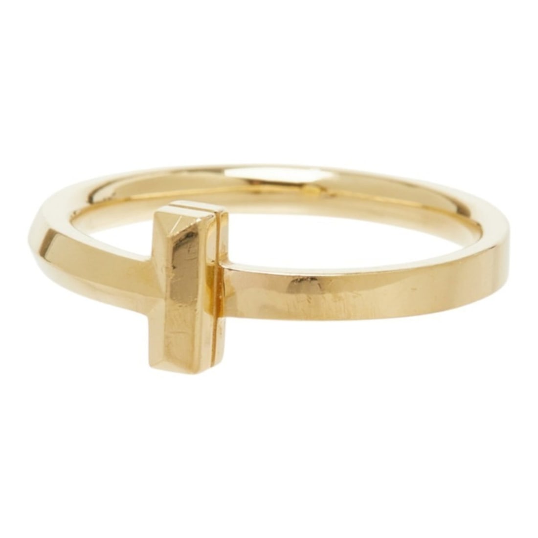 Tiffany & Co. T One Narrow Ring, Gold, 18K Yellow Women's Ring. (1 of 15)