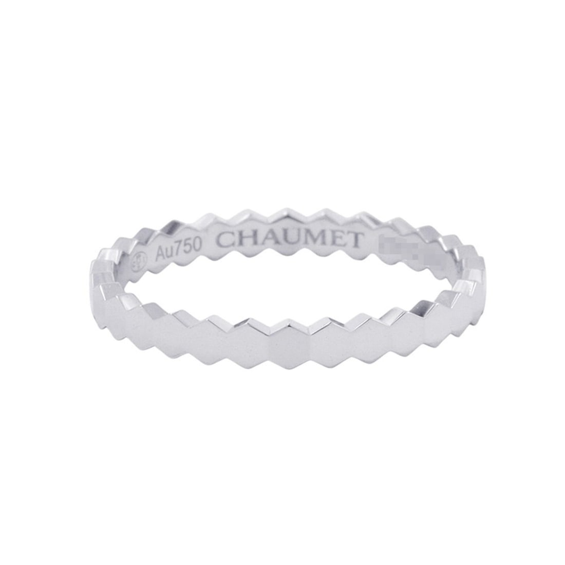 Chaumet Ring Bee de Collection 18KWG White Gold Size 56 081930 My Love Honeycomb CHAUMET: --- Catalog ---Category: SizeWidth: 2.5mm / 0.1''Weight: 2.2g / 0.07oz.JP Size: 16US Size: 8Category: DesignType: Band ringGender: WomenMaterial: White gold (18K)Category: GeneralBrand: Chaumet--- Ite