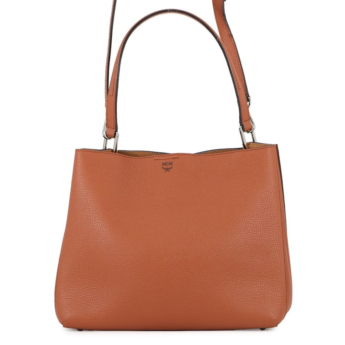 MCM Leather Tote Bag MWH6ASR01NE001 2-way Handbag for Women: --- Catalog ---Category: SizeWeight: 680g / 1.49lb.Size (HxWxD): 24cm x 31cm x 13cm / 9.44'' x 12.2'' x 5.11''Strap Length: 99cm - 115cm / 38.97'' - 45.27''Category: DesignType: Handbag, Tote bagColor