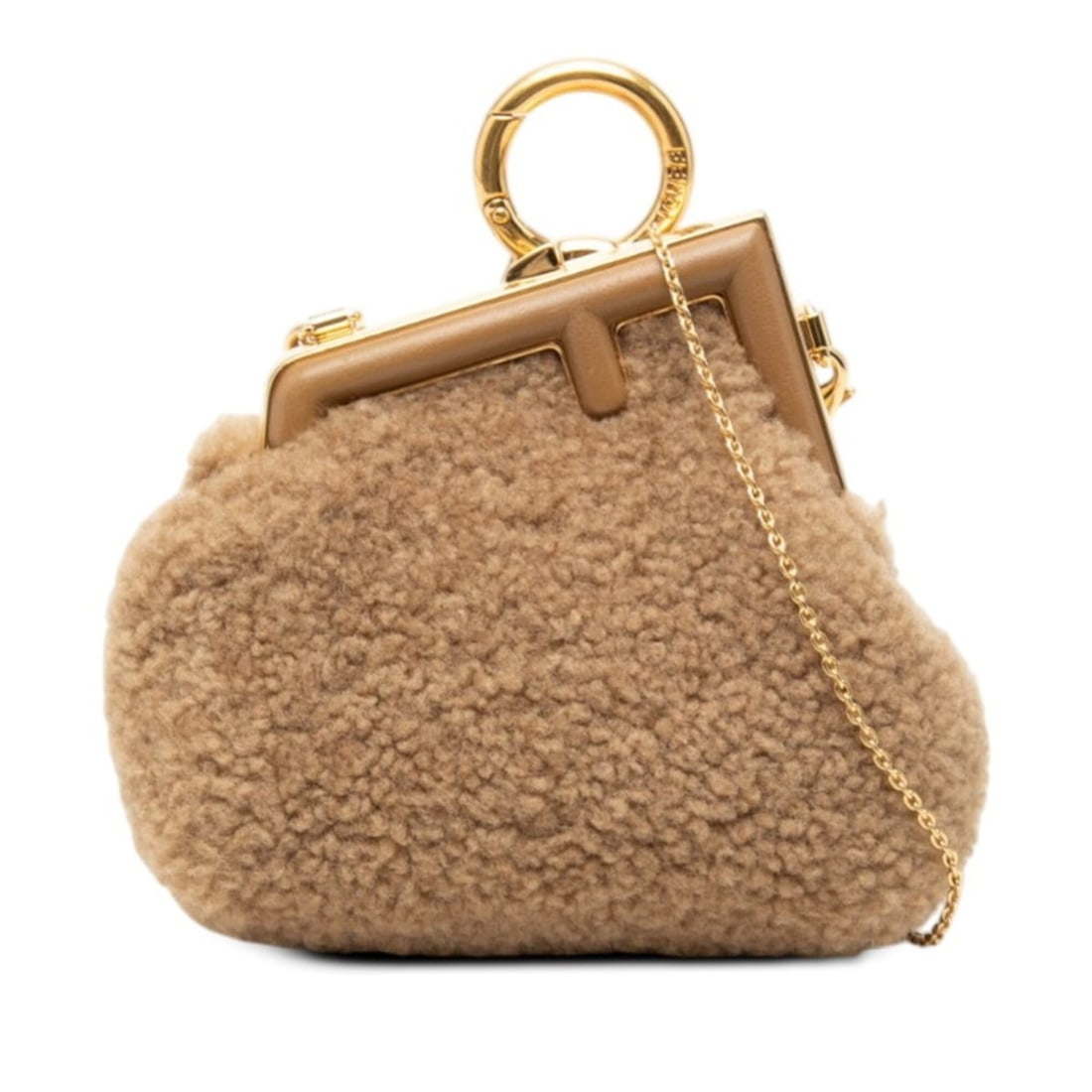 Fendi First Nano Mini Chain Shoulder Handbag Pouch Wallet/Coin Case Keychain 7AS051 Brown Boa: --- Catalog ---Category: SizeSize (HxWxD): 10cm x 9.5cm x 4.5cm / 3.93'' x 3.74'' x 1.77''Category: DesignType: Handbag, PouchColor: BrownGender: WomenMaterial: Leather Category: GeneralMPN: 7AS051Bra