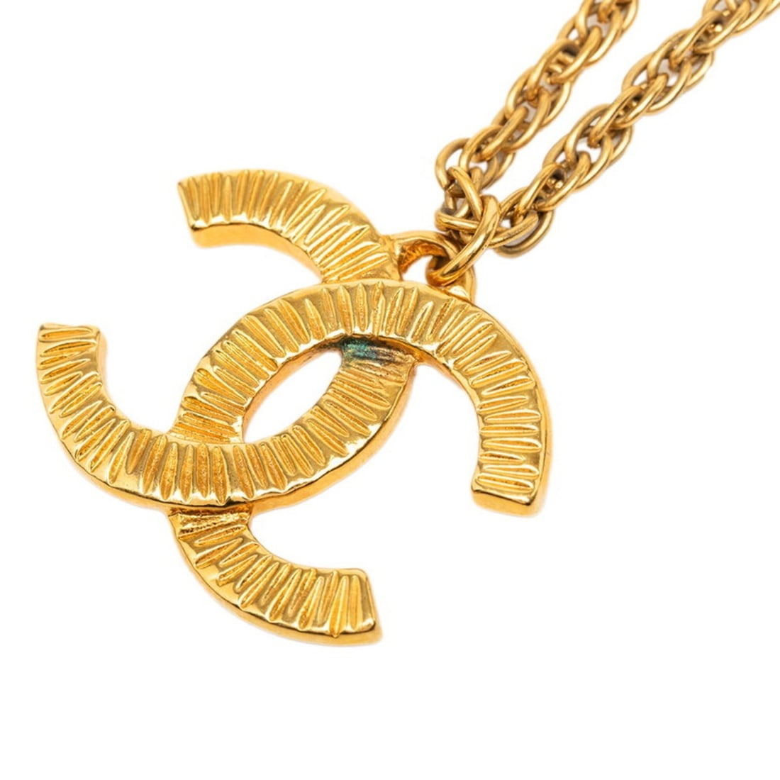Chanel Vintage Coco Mark Chain Necklace, Gold Plated, Women's CHANEL (1 of 8)