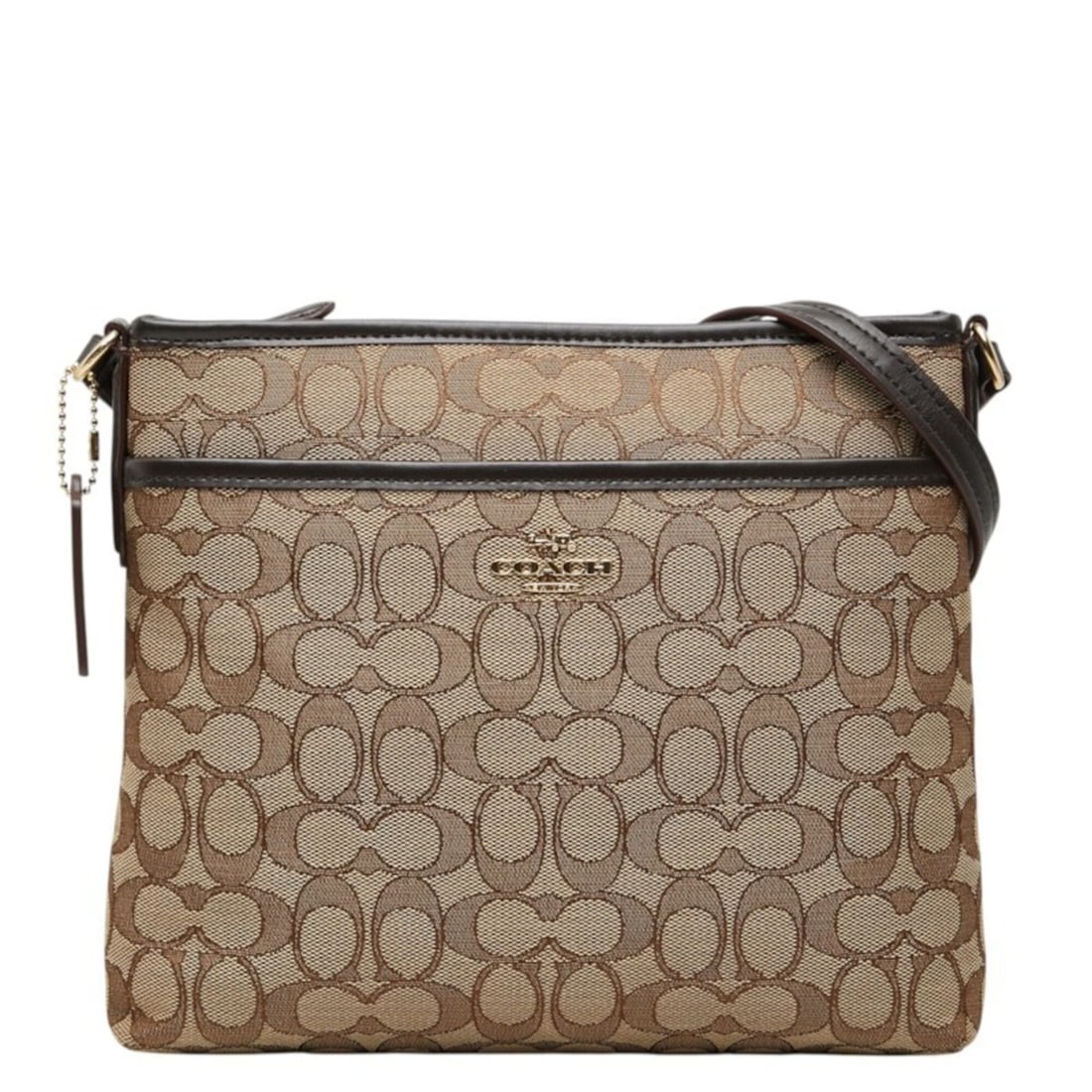 Coach Signature Crossbody Shoulder Bag F29960 Beige Canvas Leather Women's COACH: --- Catalog ---Category: SizeSize (HxWxD): 22cm x 25cm x 5.5cm / 8.66'' x 9.84'' x 2.16''Category: DesignType: Shoulder bagColor: BeigeGender: WomenMaterial: Canvas , Leather Category: GeneralMPN: F29
