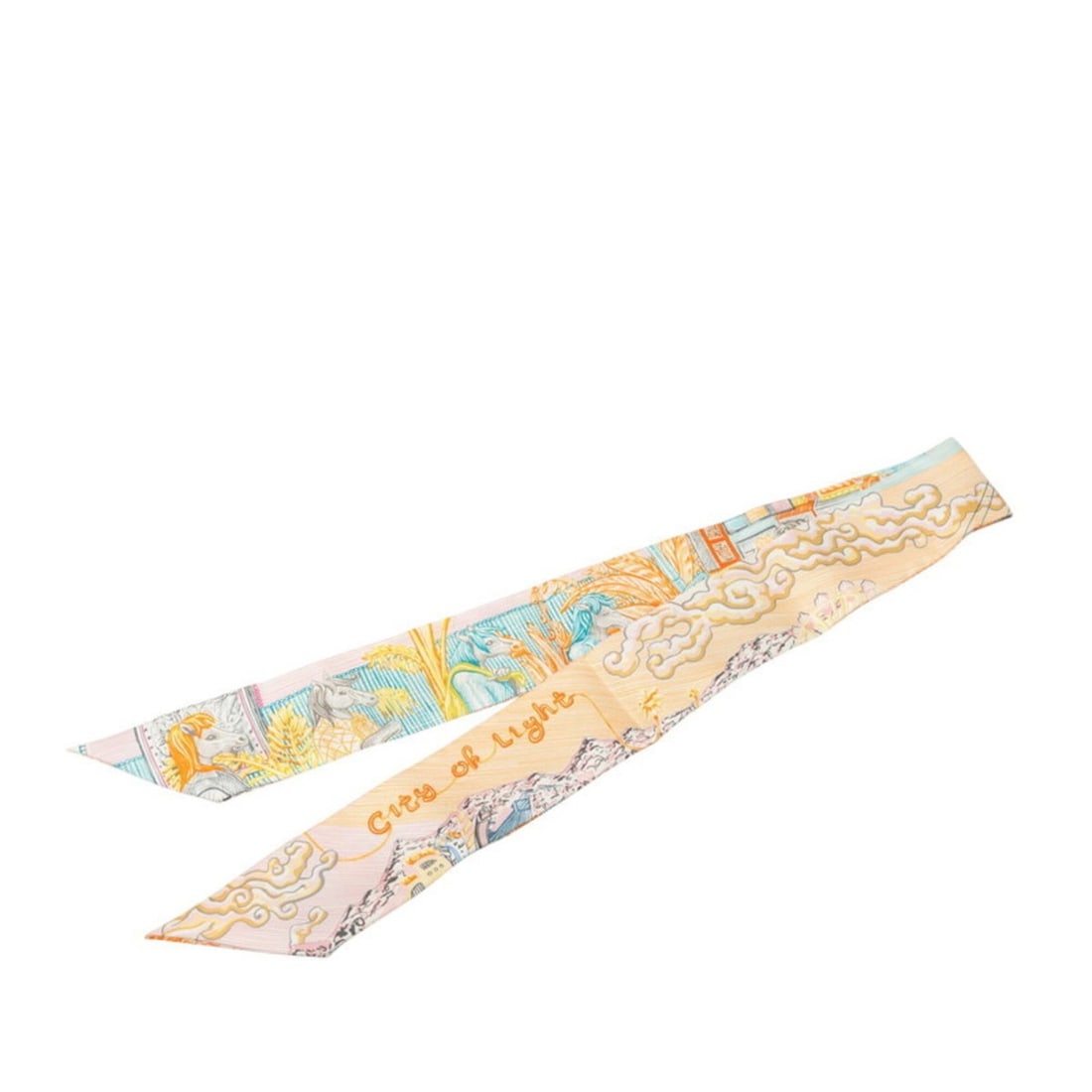 Hermes Twilly City of Light Scarf Muffler Multicolor Silk Women's HERMES: --- Catalog ---Category: SizeSize (LxW): 5cm x 88cm / 1.96'' x 34.64''Category: DesignType: ScarfColor: Multi-colorGender: WomenMaterial: Silk Category: GeneralBrand: Hermes--- Item List ---Section: C