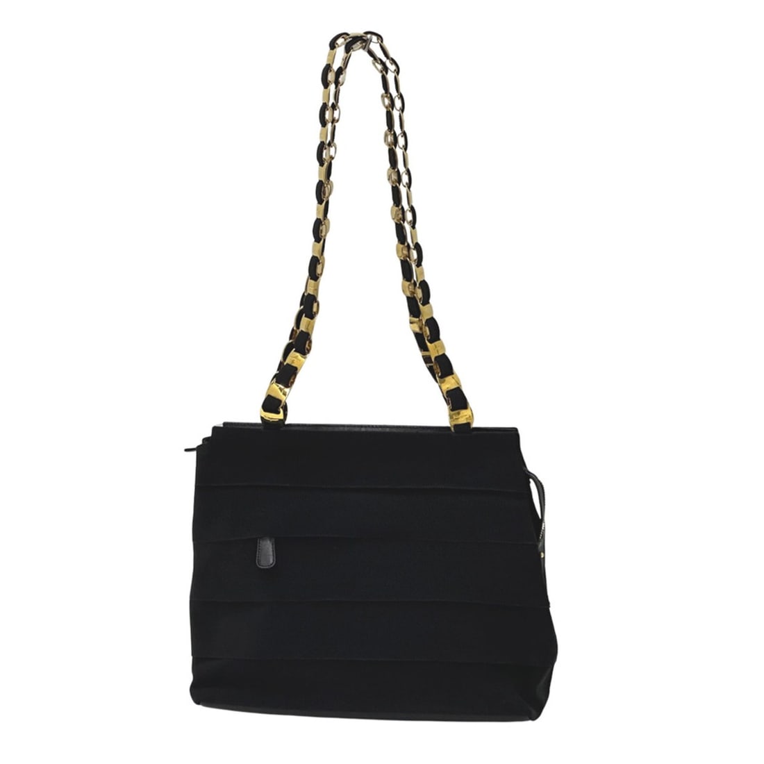 Salvatore Ferragamo Ferragamo handbag, women's shoulder bag, Vara model, nylon, black, gold: --- Catalog ---Category: SizeSize (HxWxD): 25.5cm x 29cm x 14cm / 10.03'' x 11.41'' x 5.51''Category: DesignType: Shoulder bagColor: BlackGender: WomenMaterial: Nylon Category: GeneralBrand: Salvatore
