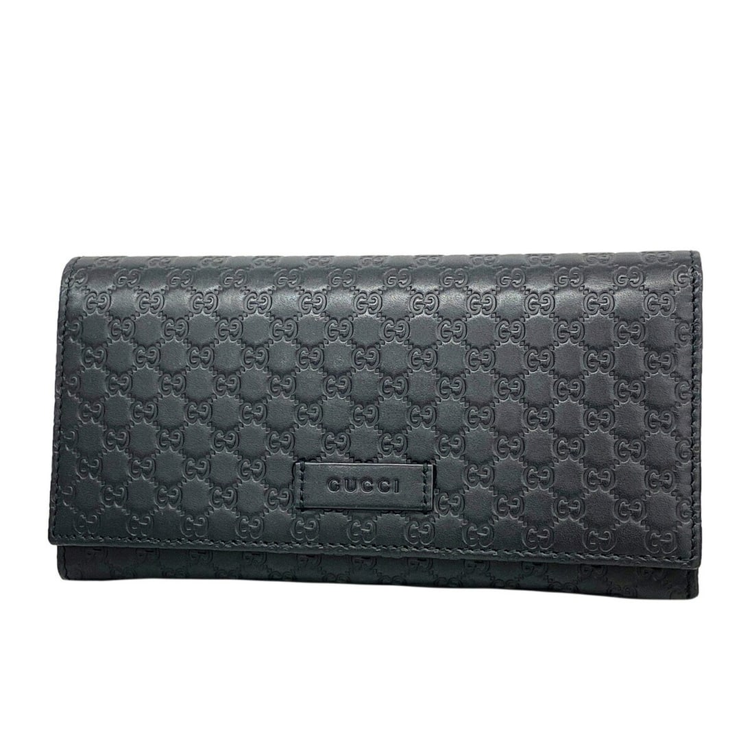 Gucci long wallet, Microguccissima, 449396, leather, black, champagne, women's.: --- Catalog ---Category: SizeSize (HxWxD): 10cm x 18.5cm x 2.5cm / 3.93'' x 7.28'' x 0.98''Category: DesignType: Long wallet (bi-fold)Color: BlackGender: WomenMaterial: Leather Category: GeneralMPN: 4