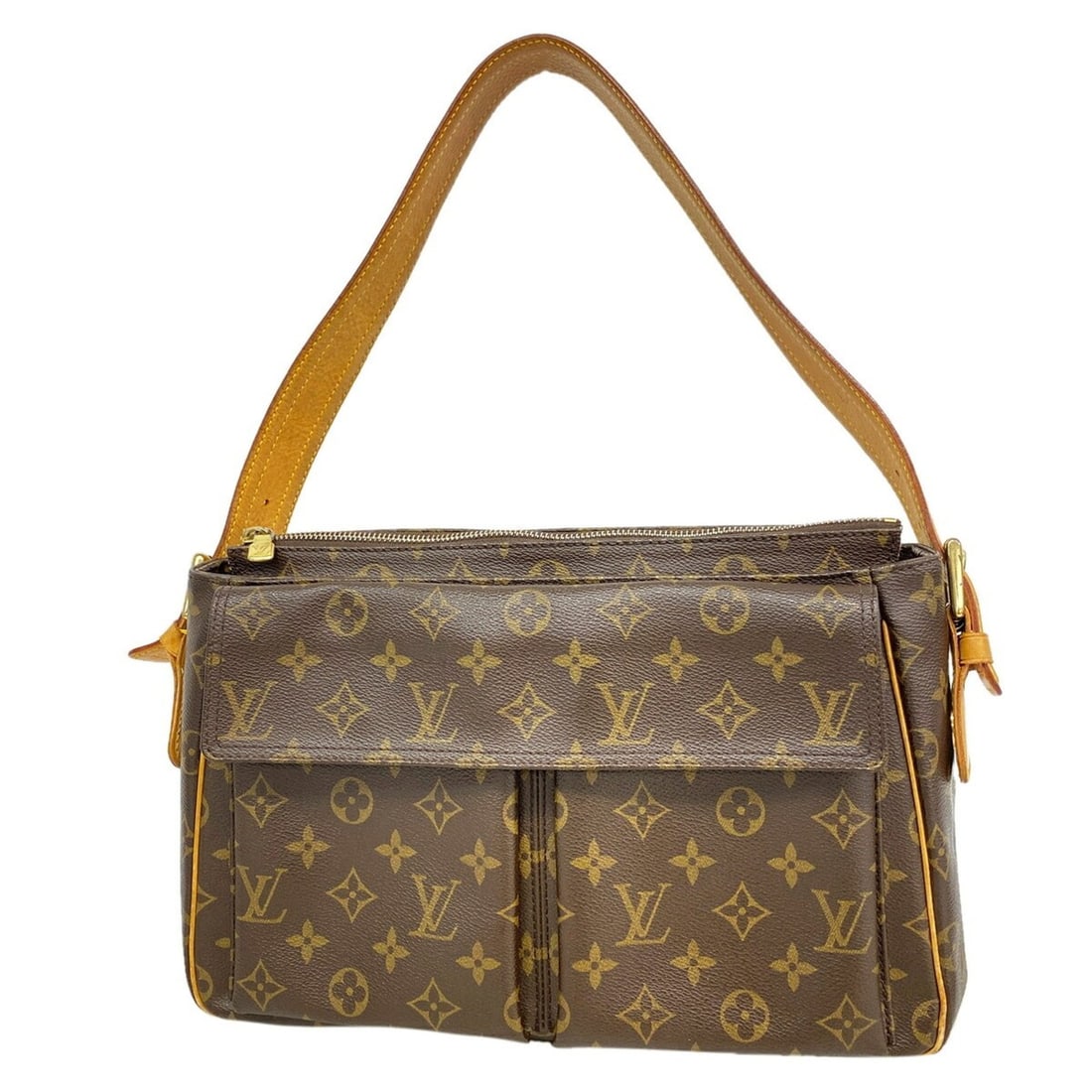 Louis Vuitton Monogram Vivacite GM Shoulder Bag M51163 Brown Women's: --- Catalog ---Category: SizeSize (HxWxD): 22cm x 30cm x 10cm / 8.66'' x 11.81'' x 3.93''Category: DesignType: Shoulder bagColor: BrownGender: WomenCategory: GeneralMPN: M51163Brand: Louis Vuitton--- 