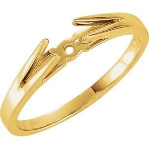10K Yellow Gold Cathedral Peg Shank (1 of 6)