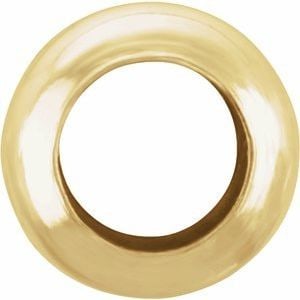 14K Yellow Gold-Plated Sterling Silver 6 mm Smooth Bead: 14K Yellow Gold-Plated Sterling Silver 6 mm Smooth Bead