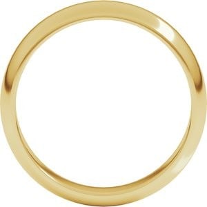10K Yellow Gold 5 mm Half Round Band Size 11: 10K Yellow Gold 5 mm Half Round Band Size 11