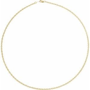 10K Yellow Gold 2 mm Rope 20" Chain: 10K Yellow Gold 2 mm Rope 20" Chain