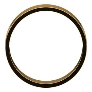14K Yellow Gold 5 mm Ultra-Lightweight Flat Band Size 11: 14K Yellow Gold 5 mm Ultra-Lightweight Flat Band Size 11