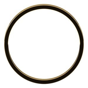 14K Yellow Gold 2 mm Ultra-Lightweight Flat Band Size 5.5: 14K Yellow Gold 2 mm Ultra-Lightweight Flat Band Size 5.5