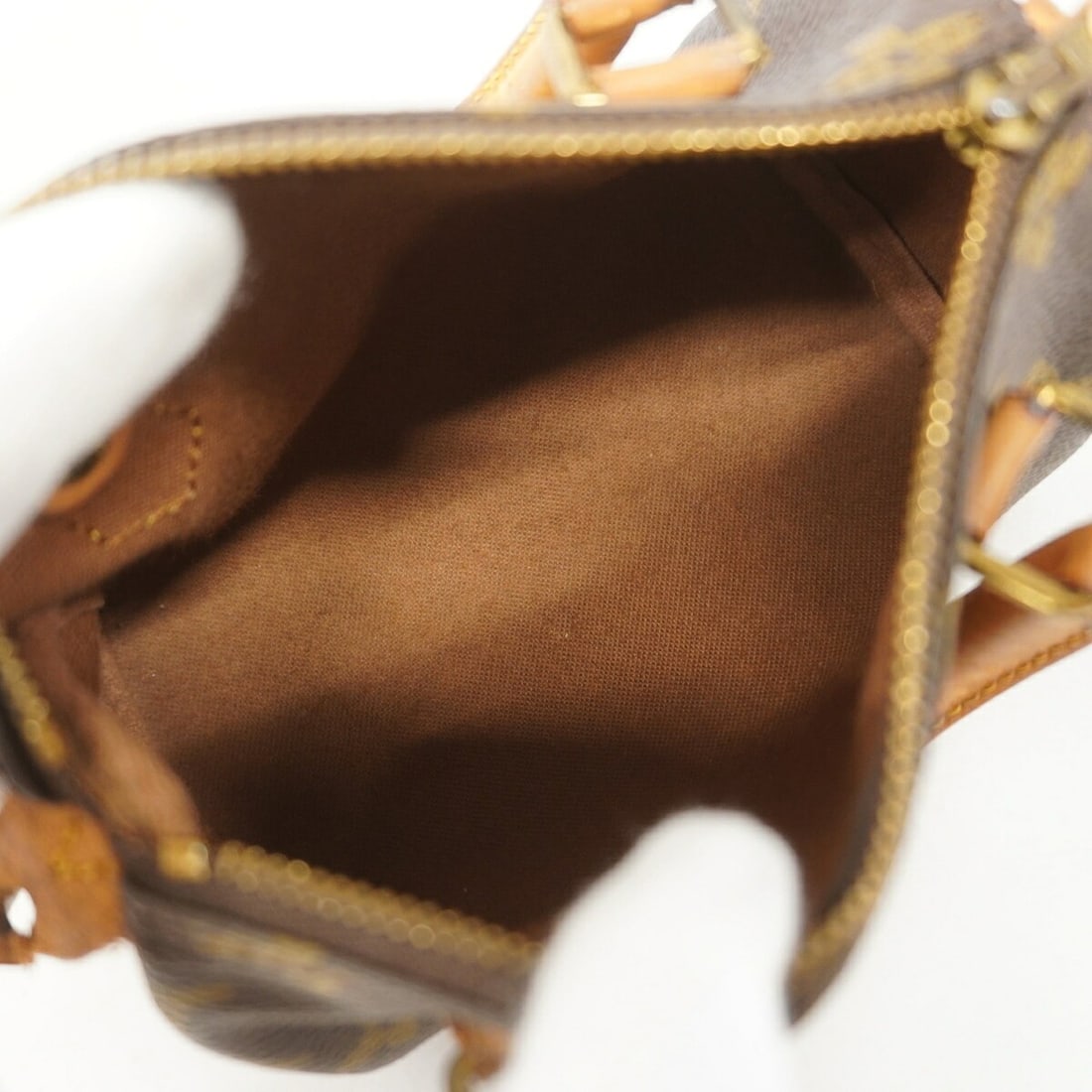 Louis Vuitton Monogram Mini Speedy Handbag M41534 Brown 2-way bag for women: Louis Vuitton Monogram Mini Speedy Handbag M41534 Brown 2-way bag for women