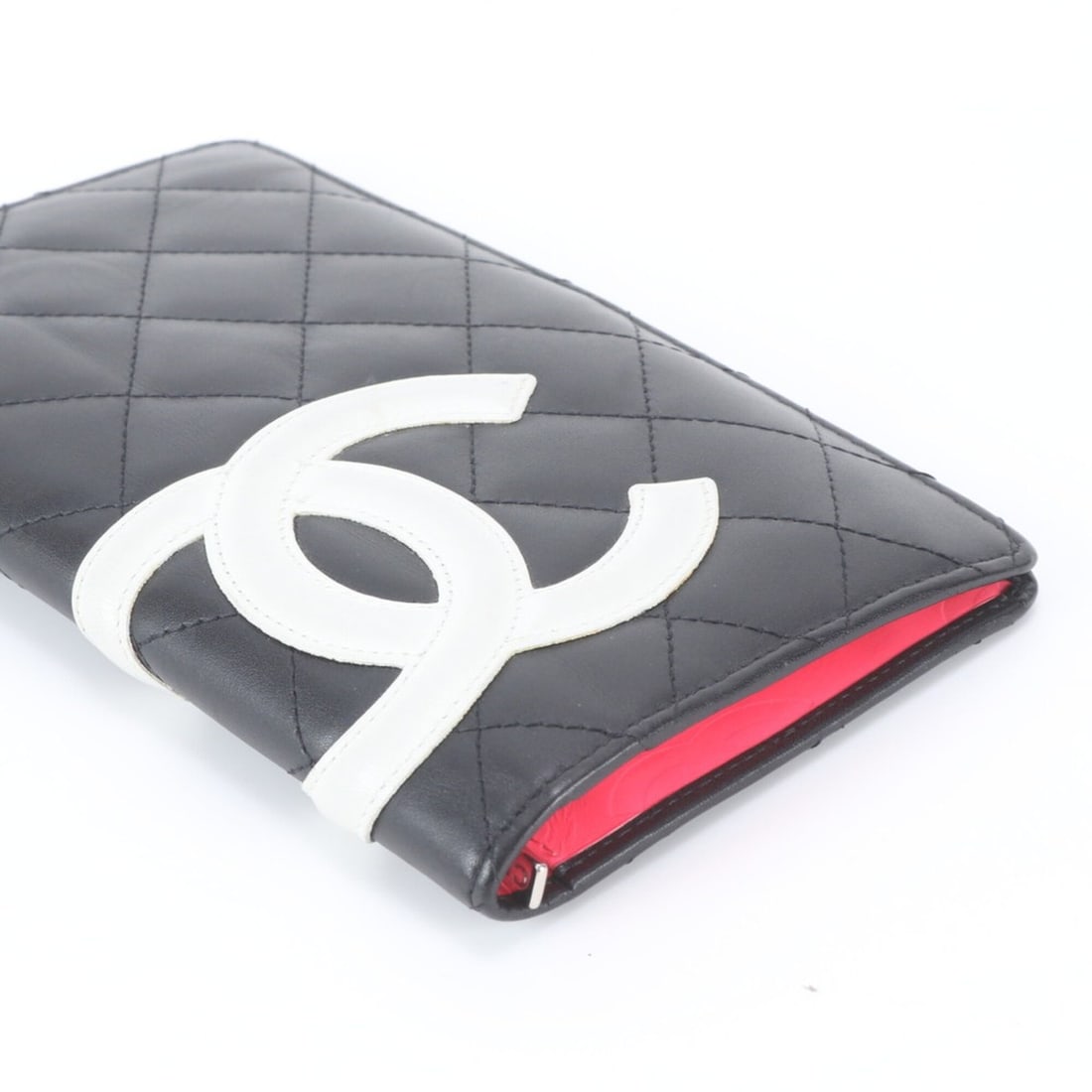 Chanel Cambon Line Leather Long Wallet for Women, with Guarantee, Serial Number, and Boutique Seal.: Chanel Cambon Line Leather Long Wallet for Women, with Guarantee, Serial Number, and Boutique Seal.