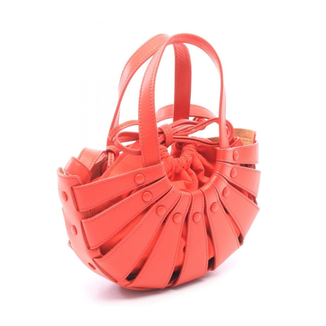 Bottega Veneta The Shell Small 2-Way Handbag, Leather, Women's, Red: --- Catalog ---Category: SizeSize (HxWxD): 13cm x 24cm x 7cm / 5.11'' x 9.44'' x 2.75''Strap Length: 128cm / 50.39''Handle Length: 29.5cm / 11.61''Category: DesignType: HandbagColor: Red colorGender: 