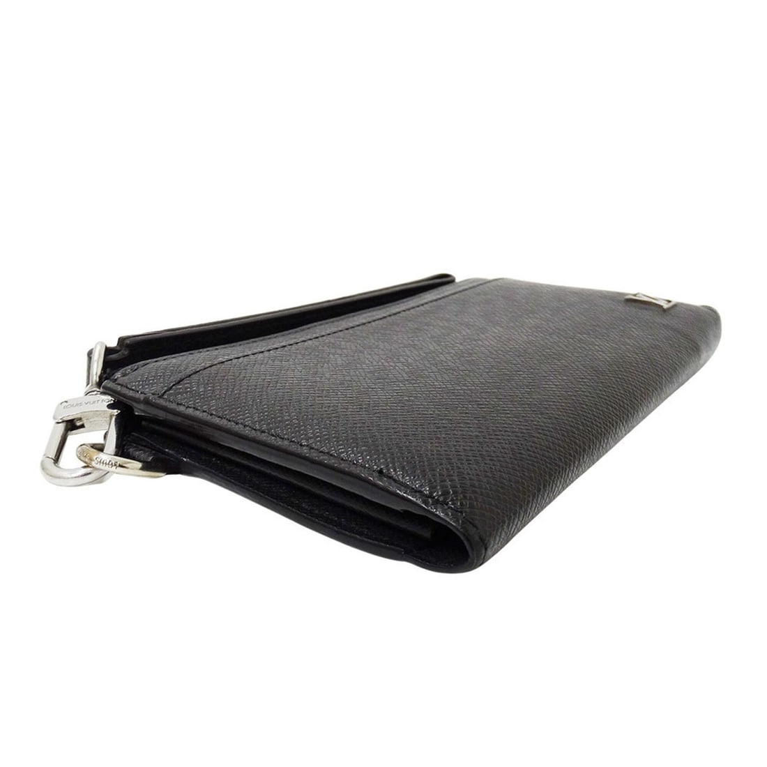 Louis Vuitton LOUIS VUITTON Men's Wallet, Brand Name Long Taiga Leather, Zippy Dragonne, Ardoise: --- Catalog ---Category: SizeSize (HxWxD): 10.5cm x 19.5cm x 2cm / 4.13'' x 7.67'' x 0.78''Category: DesignType: Long wallet (bi-fold)Color: Ardoise, Black, GalleGender: MenMaterial: Taiga leather Cat