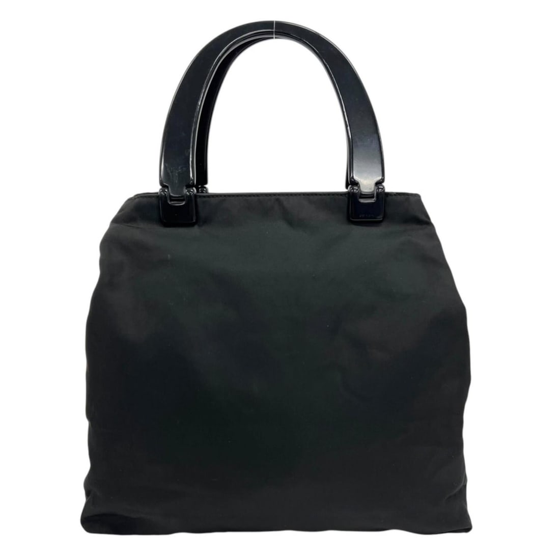 PRADA Tessuto Handbag, Nylon Plastic, Black, Women's: --- Catalog ---Category: SizeSize (HxWxD): 28cm x 28cm x 12cm / 11.02'' x 11.02'' x 4.72''Category: DesignType: HandbagColor: BlackGender: WomenMaterial: Nylon , Plastic Category: GeneralBrand: PradaC
