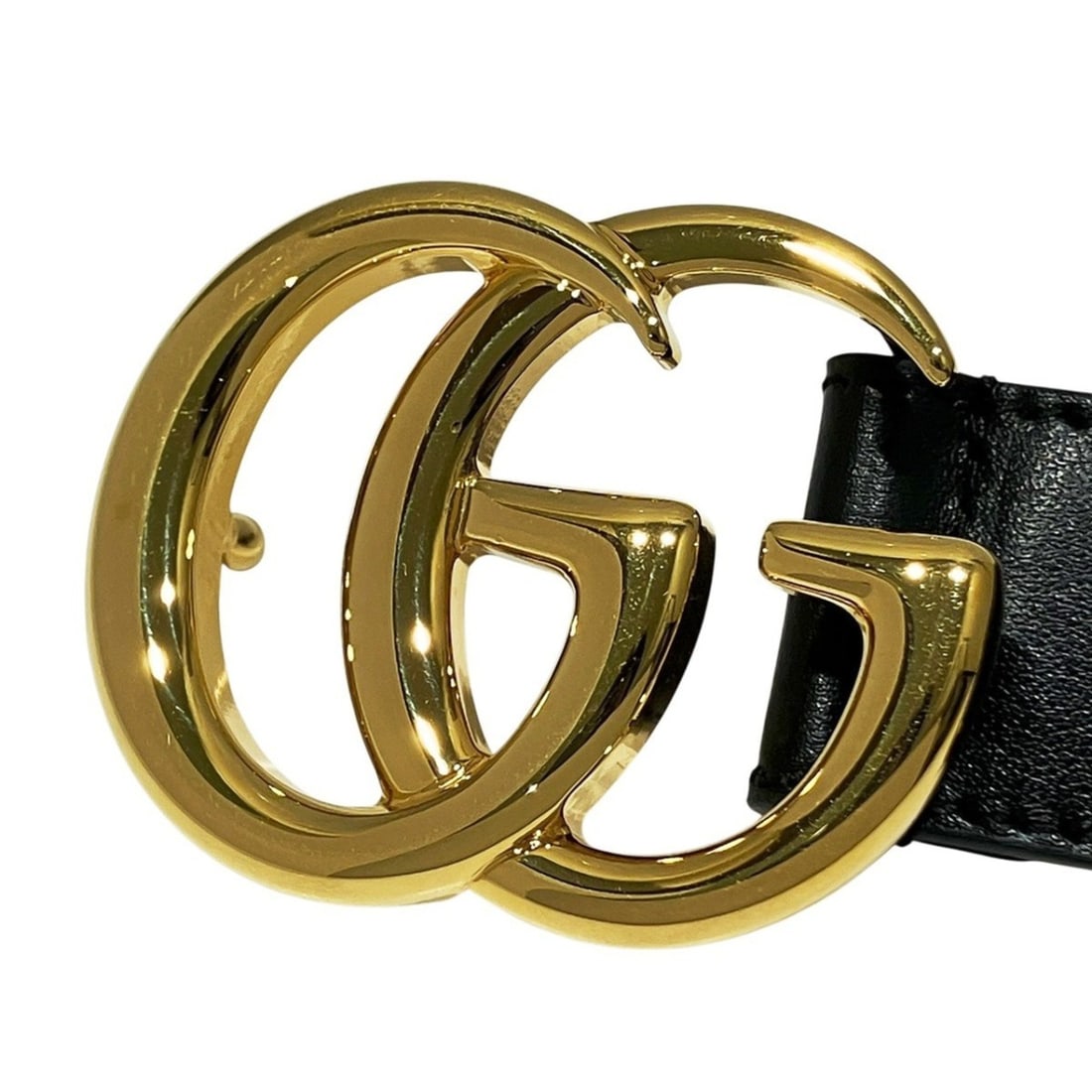 Gucci GG Marmont Leather Alloy Belt 414516: --- Catalog ---Category: SizeLength: 68cm - 78cm / 26.77'' - 30.7''Category: DesignType: Standard beltColor: Black, GoldGender: WomenMaterial (Strap): Leather Category: GeneralBrand: Gucci--- Item Lis