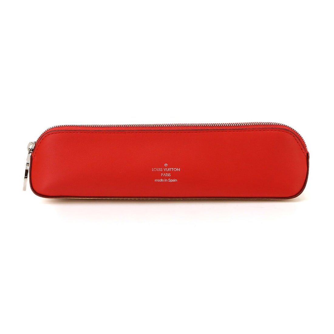 Louis Vuitton Monogram Truth Elizabeth Pen Case Brown Red GI0009: --- Catalog ---Category: SizeSize (LxWxD): 5.5cm x 21cm x 5.5cm / 2.16'' x 8.26'' x 2.16''Category: DesignType: Pen caseColor: Monogram, Red colorMaterial: MonogramCategory: GeneralMPN: GI0009Brand: L