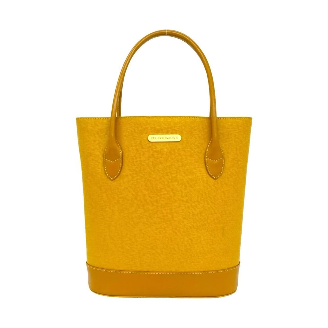 BURBERRY Nova Check pattern, logo plate hardware, leather, genuine leather handbag/tote bag, yellow,: --- Catalog ---Category: SizeSize (HxWxD): 25cm x 26cm x 11cm / 9.84'' x 10.23'' x 4.33''Category: DesignType: Handbag, Tote bagColor: YellowGender: WomenMaterial: Leather Category: GeneralBrand: Burb